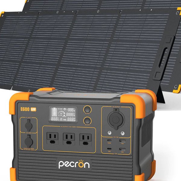 Pecron E600LFP 1200W Portable Solar Station